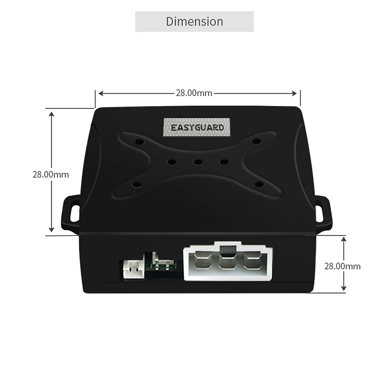 EASYGUARD RFID автомобильный сигнализатор с кнопка запуска и транспондер иммобилайзер блокировка двигателя или разблокировка DC12V