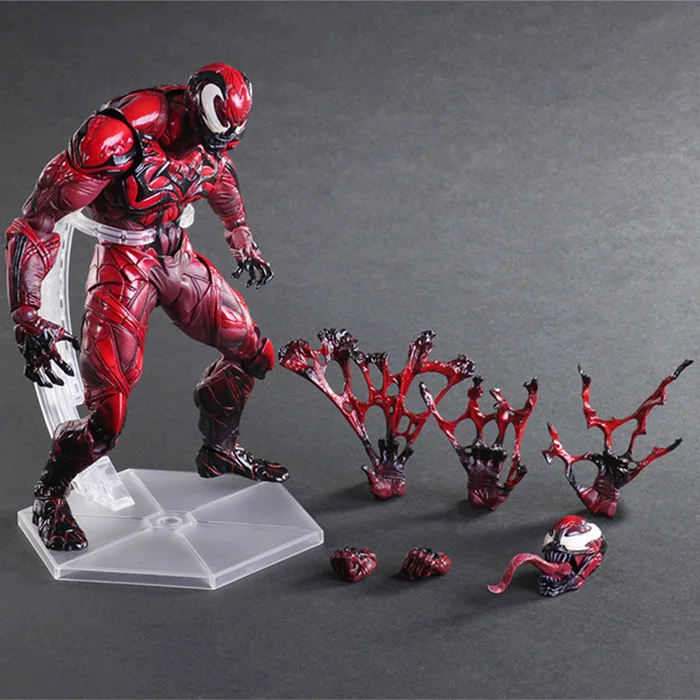 

Free Shipping 9" PA KAI Spiderman Venom Red Ver. Marvel Universe Variant Boxed 23cm PVC Action Figure Collection Model Doll Toy