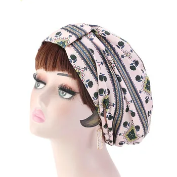 

Fashion Silk Imitation Hijab Scarf Nightcap for Anti-Hair Loss Lady Head Scarf Hijab Muslim Inner Hijab for Lady Hair Accessorie