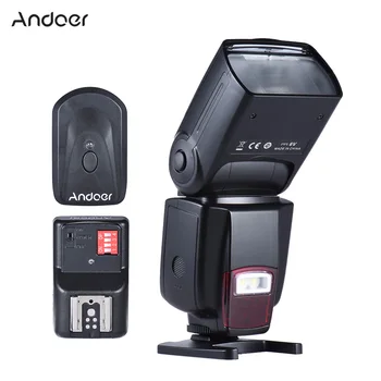 

Andoer AD-560 II Universal Flash Speedlite Speedlight w/Wireless Flash Trigger for Canon Nikon Olympus Pentax DSLR Cameras Flash