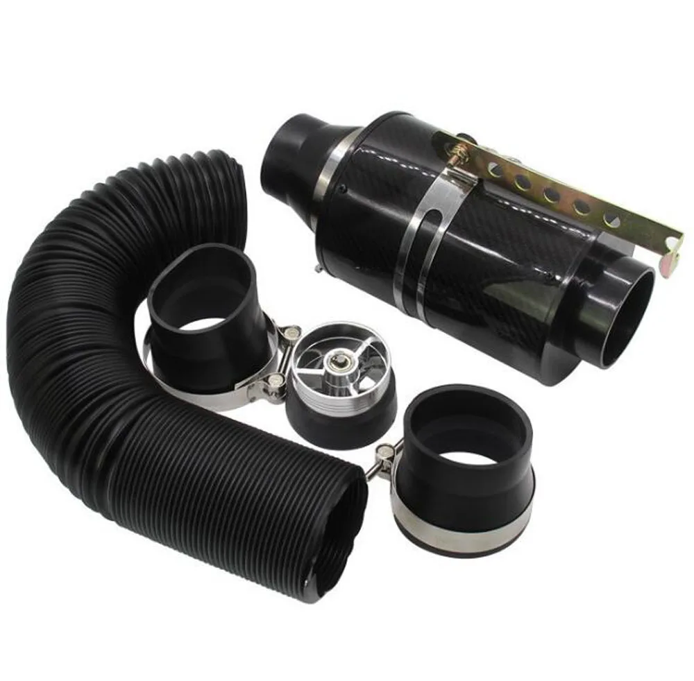 Car Refit Intake Pure Carbon Fiber Bellows Set Air Filter High Flow and Efficiency Mushroom Head | Автомобили и мотоциклы
