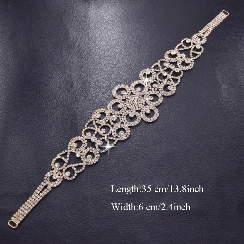 gold rhinestone bridal belt (5)