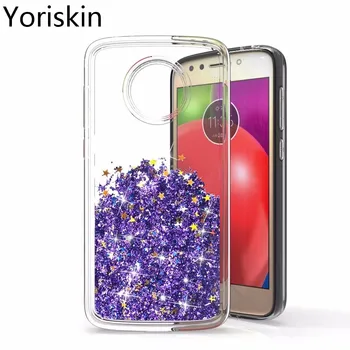 

For Moto E5 Bling Glitter Tpu Case For Motorola Moto E5 Plus Silicone Soft Dynamic Quicksand Liquid Cover Slim Back Case Coque