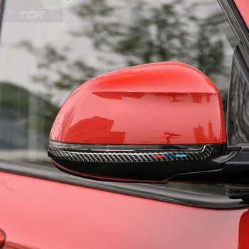 

For BMW X5 F15 X6 F16 X3 F25 X4 F26 Carbon Fiber Rearview Mirror Anti-rub Strip Car Styling Anti-collision Stickers Accessories