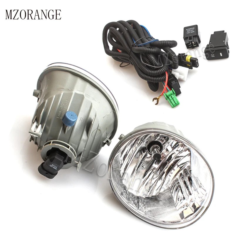MZORANGE Front Fog Light Fog font b Lamp b font Halogen Bulb Wire For Toyota RAV4