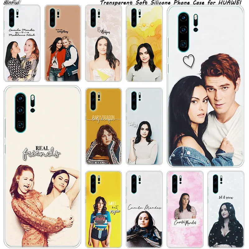 

Camila Mendes Riverdale Soft Silicone Phone Case for Huawei P30 P20 Pro P10 P9 P8 Lite 2017 P Smart Z Plus 2019 NOVA 3 3i Cover