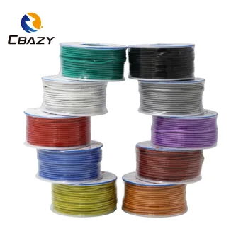 

striveday Silicone 30AWG 45M Flexible Silicone Wire RC Cable Square Model Airplane Electrical Wire Cable 10 colors for choo