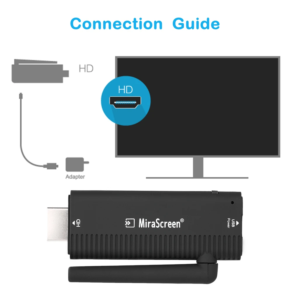 Wi-Fi дисплей HDMI ключ приемник медиа стример для 2 хром Crome Cast Miracast YouTube Airplay