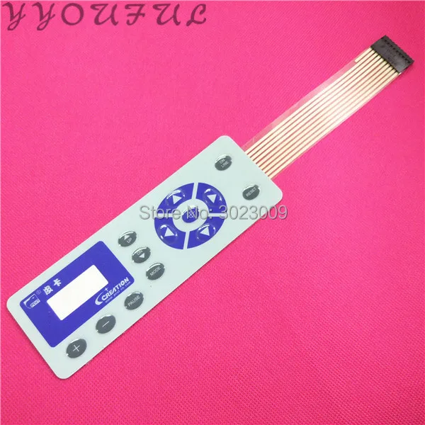 

High quality Vinyl cutting plotter spare parts Pcut CT1200 900 630 keyboard /p-cut display control plate 1pc free shipping