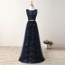 Beste Verkauf Einzigartige Pailletten Lange Tüll Abend Prom Kleider mit Schärpen Sleeveless Lace Up Formale Partei-kleider für Frauen Customed
