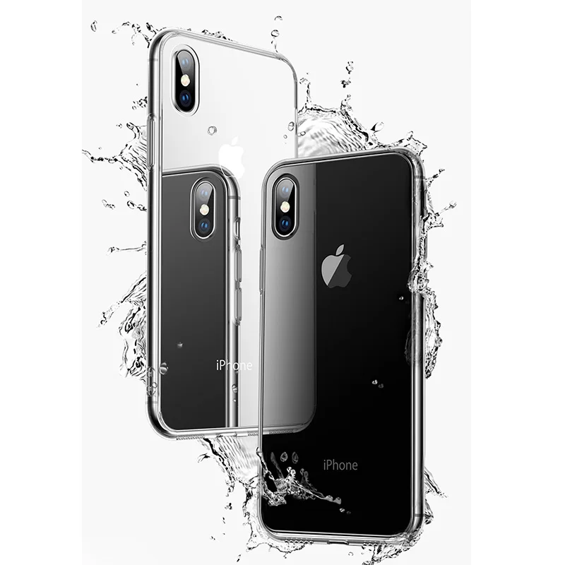 

Ultra Thin Transparent Soft TPU Case For iPhone X XR XS Max Clear Silicone Cover Cases For iPhone 7 6 6S 8 Plus 5S 5 4S Coque