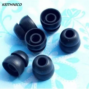 5 пар 10 шт силиконовый наушник Замена двух Слои вкладыши Наушники гарнитуры ушной советы колодки замена Размер M - изображение