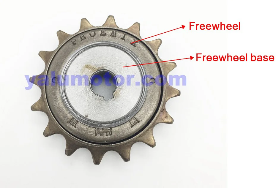 16T 18T 20T 22T левый привод свободного хода с адаптером для 1/" x" 1/" цепи и#410 цепи двигателя электровелосипеда MY1018 MY1016Z
