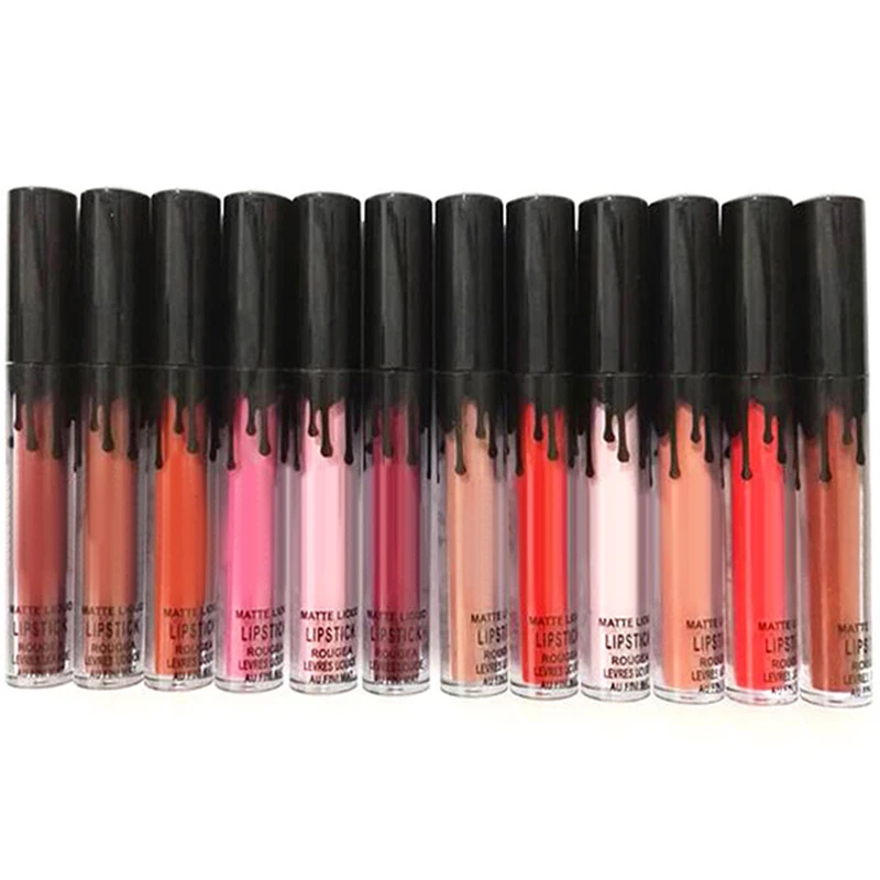 

1pc/2pc/6pcs Lip Makeup Moisturizing Matte Liquid Lipstick Nutritious Lip Stick Waterproof Long Lasting Lip Gloss