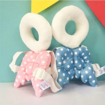 

Hot Sale Baby Head Protection Pad Toddler Headrest Pillow Neck Cute Wings Nursing Drop Resistance Cushion Baby Protect