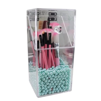 

Desktop Decoration Storage Box Cosmetic Deco Craft Perl Storage Tool Sundries Display Table Transparent Acrylic Organizer LY516