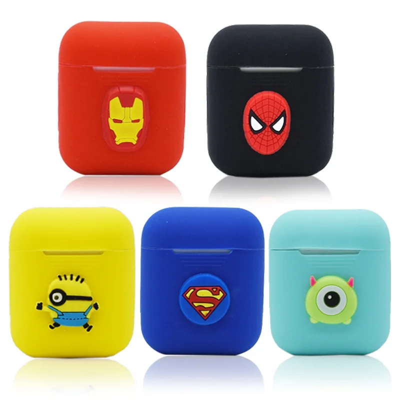 

Cartoon Silicone Earphone Case For Apple AirPods Case Skin Cover Shock Proof Protector Sleeve True Wireless Earphone Box