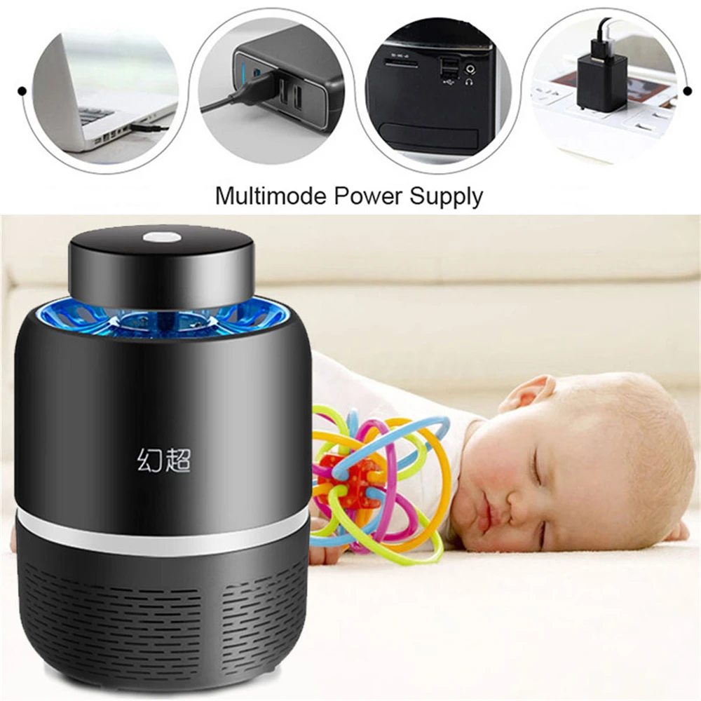 

UV 5W Electronic Mosquito Killer Repeller Zapper LED Indoor Bed Room Insect Killer Pest Controll Outdoor Home Fly Bug Trap Lamp