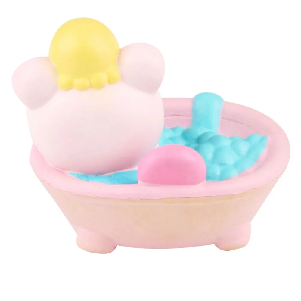 Антистресс милый купание кошка душистый супер медленный рост дети Squeeze Toy