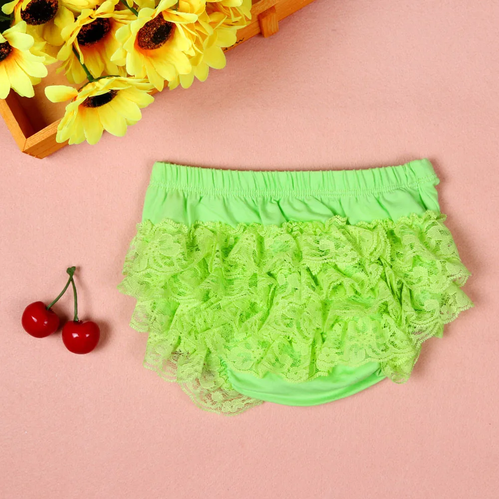 ARLONEET Baby Cotton lace Bloomers shorts Cute Baby Diaper Cover Newborn Shorts Summer Ruffle Pants PP Nappy shorts J0607