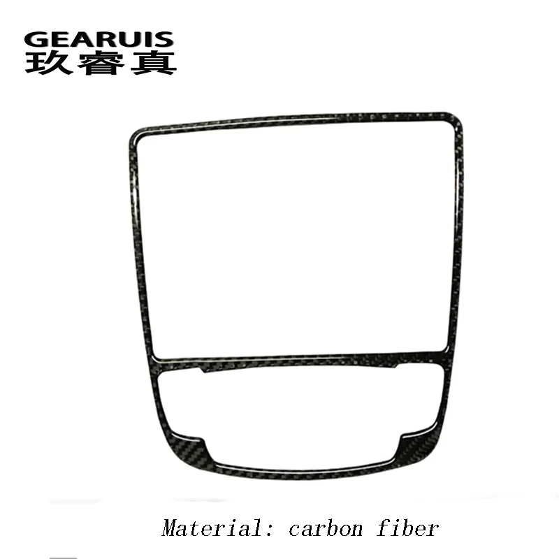 Наклейки для салона автомобиля из нержавеющей стали и углеродного волокна, держатель для стакана воды, декоративная панель для Audi A6 C7 A7 2012-17, автомобильный Стайлинг