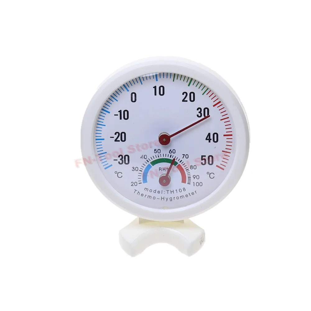 

Thermometer Hygrometer Mini LCD Digital Bell-shaped Scale Thermometer Hygrometer for Indoor Wall Mount Temperature Measure Tool