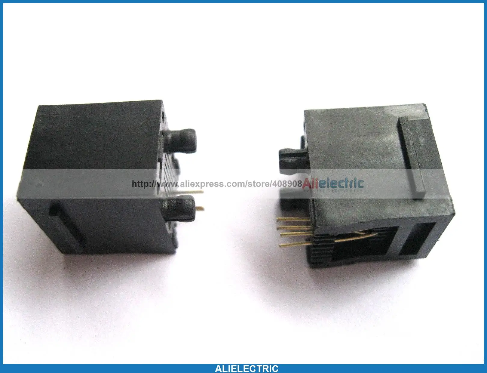 100 Pcs RJ11 Модульная сеть гнездовой разъем печатной платы 52 6P4C|connector rj11|connector jackconnector