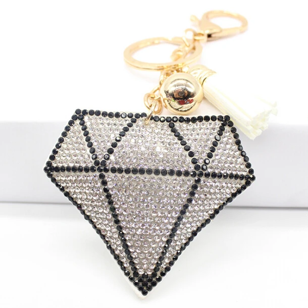 

Free Shipping! Luxury Cute Bling Full Rhinestones Crystal Keychain Car Key Chain Ring Pendant For Bag Charm Hotsale Gifts