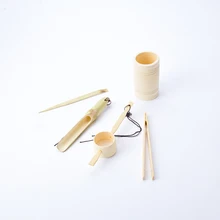 Чай инструменты бамбука наборы для Чай церемония Китайский кунг-фу Чай комплект Чай клип Чай папку фильтры ложка лоток аксессуары e005