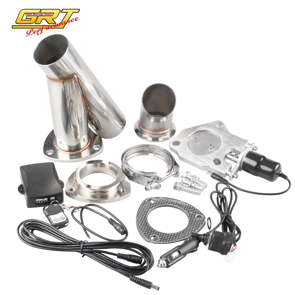 2" 2.25" 2.5" 3" Electric Stainless Exhaust Cutout Cut Out Dump Valve