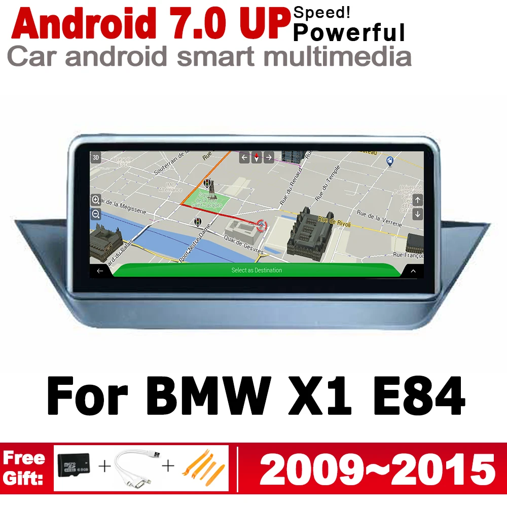 

Android 2 DIN Car DVD GPS For BMW X1 E84 2009~2015 Navigation map multimedia player HD Screen Stereo radio IPS WiFi system