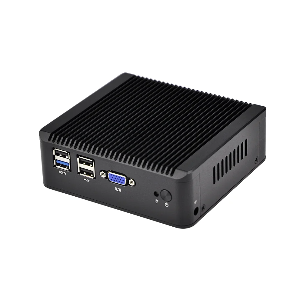 Qotom Mini PC Q190G4 4 LAN порта Celeron j1900 процессор Quad core 2.0 GHz мини пк pfsense Linux