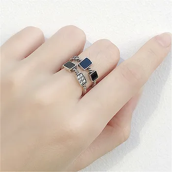 

New Arrivals 925 sterling silver ring for women silver ring with cubic zirconia size adjustable rings fashion silver jewelry