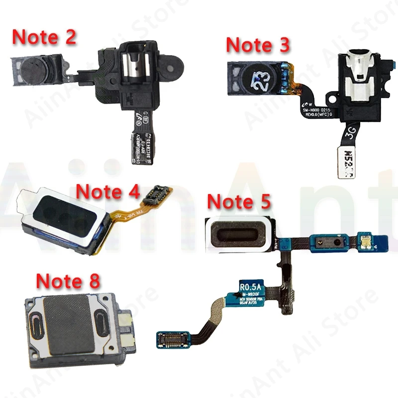 

Earpiece Flex For Samsung Galaxy Note 2 3 4 N7100 N900 Note 5 N910F Note 8 9 Ear EarPhone Headphone Earpiece Speaker Flex Cable