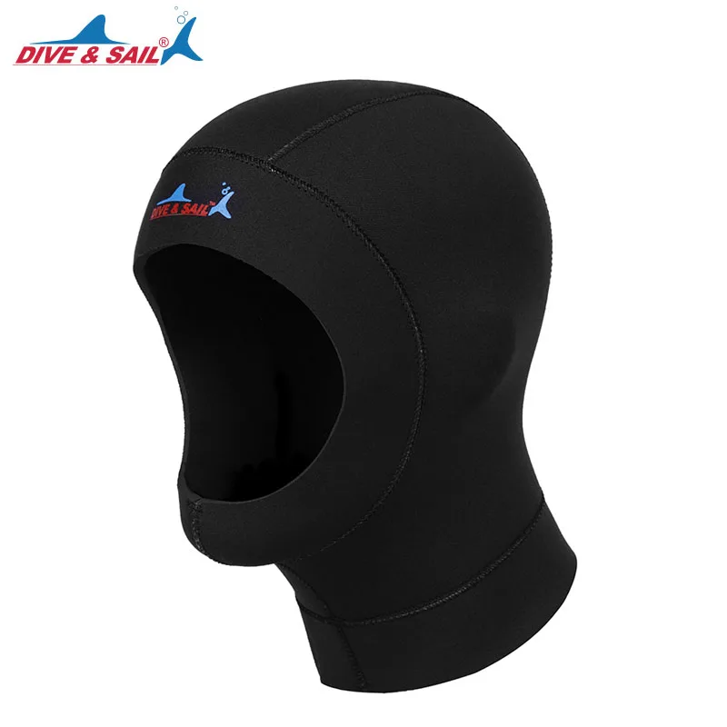 

DIVE&SAIL Scuba Diving Cap 1mm/3mm/5mm Neoprene Scuba Snorkeling Diving Hoods Mask Swimming Cap Diving Hat