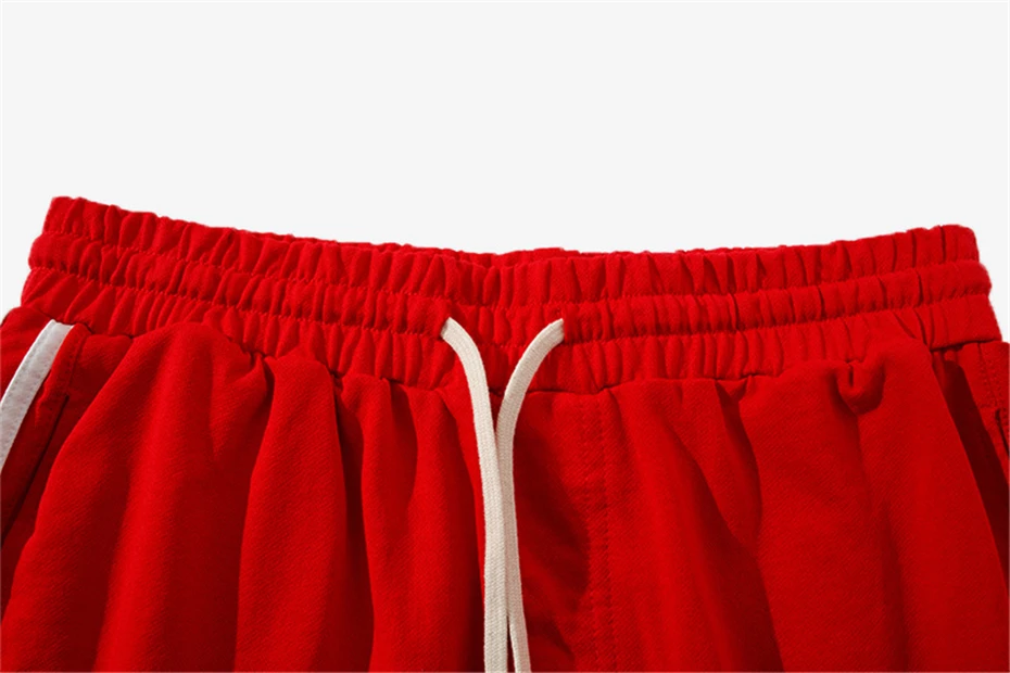 Летние спортивные шорты Для Мужчин's Повседневное короткие бегуны мужской моды боковой полосой шорты хип-хоп эластичная кулиска уличная WY017