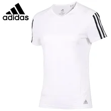 Original New Arrival Adidas RUN 3S TEE W Women’s T-shirts short sleeve Sportswear