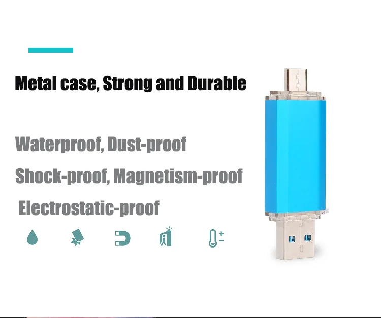 USB флеш-накопитель 64, 128 ГБ, 256 ГБ, OTG, металлический USB 3,0, флеш-накопитель, ключ, USB флеш-накопитель, Тип c, высокоскоростная Флешка флеш-накопитель, карта памяти usb