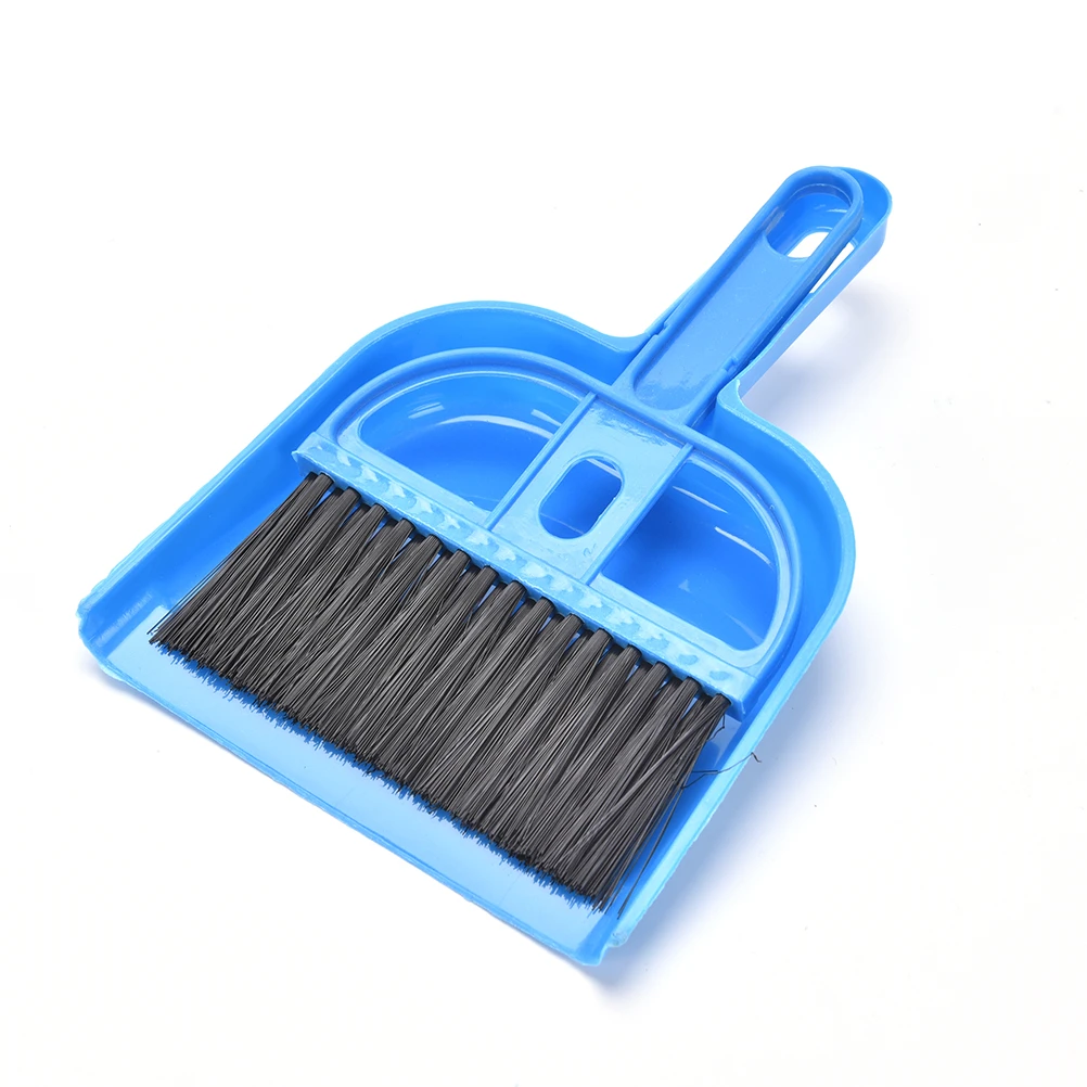Mini Cleaning Broom Brush and Dustpan Set Broom Desktop Sweep Cleaning ~~