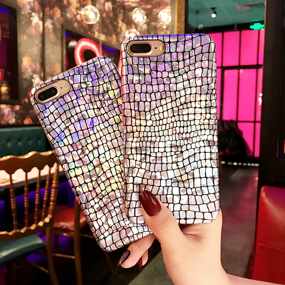 

KISSCASE Glitter Shining Cases For iPhone 7 6 6s 8 X 10 Bling Case Luxury Silicon Ultra Thin Cover For iPhone 6 6S 7 X 8 Capinha