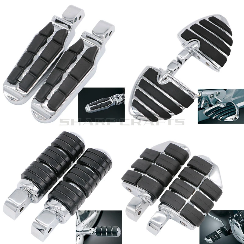 Passenger Foot Pegs Rear Footpegs Footrests For YAMAHA V Max Stryker