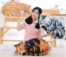 Cute cat plush toy sofa pillow cushion stuffed animal doll sleeping pillow birthday gift 1pc super cute injustice cat plush toy staffed plush pillow birthday gift high quality