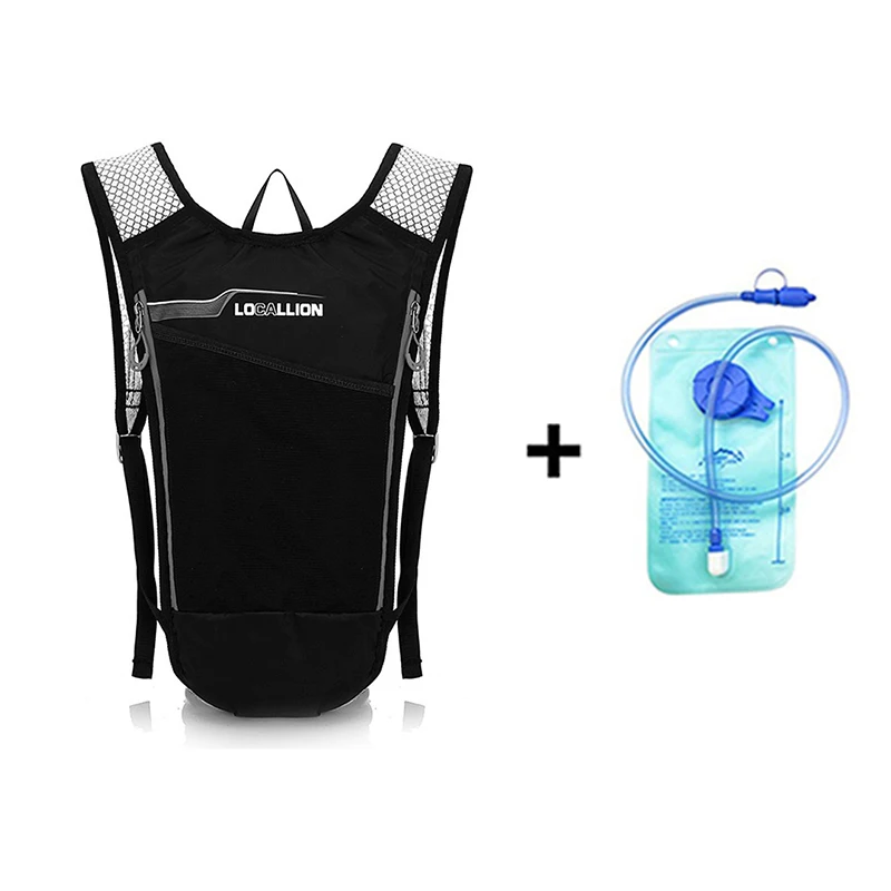 

LOCAL LION 2016 New 6L Waterproof Polyester Cycling Backpack+2 L Water Bag Women Men Outdoor Backpacks Rucksack Riding Knapsack