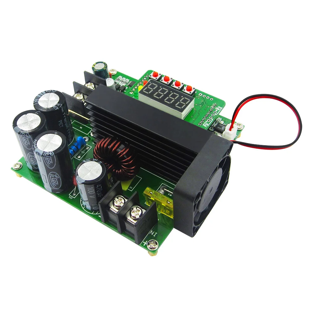

Voltage Ammeter LED Numerical Control DC Constant Current Power Supply Boost Converter High Precise DIY Module Regulator B900W