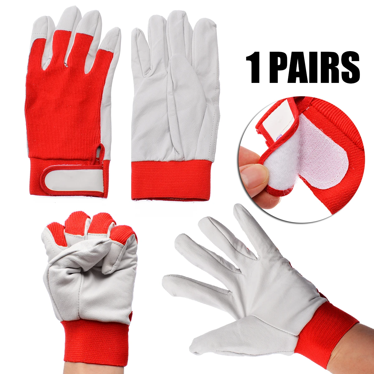 1Pair Finger Weld Gloves Welding Equipment Welding Gloves Heat Shield Cover Safety Guard Protection For Power Tools Accessories