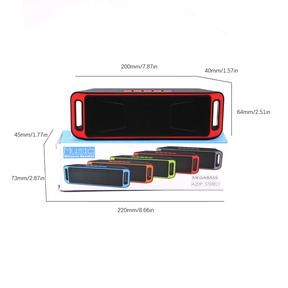 S208 уличный Портативный беспроводной Bluetooth динамик Колонка HD стерео бас беспроводные аудиоколонки Саундбар Anker - Цвет: Золотой