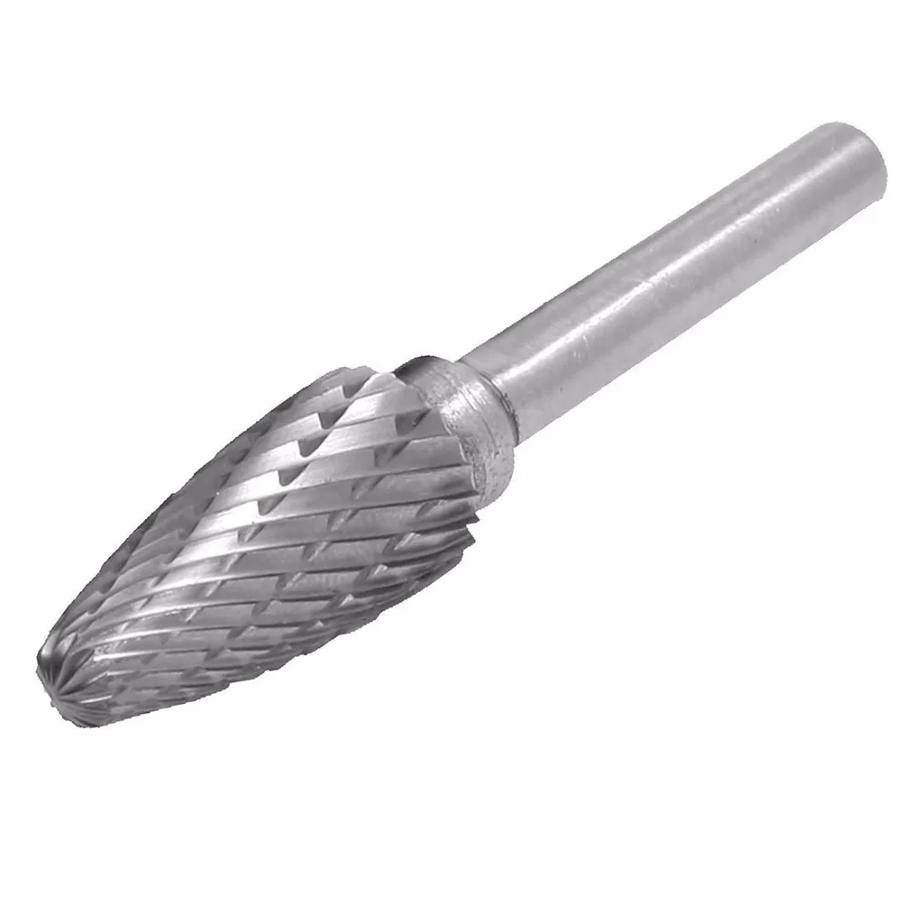 

Carbide Burr 12mm Dia 25mm Tree Shape Double Cut Tungsten Carbide Rotary File Cutting Burs Tool Rotary Drill Die Grinder Bits