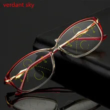 TR90, многофокальные прогрессивные очки для чтения, для женщин и мужчин, оптические очки для дальнозоркости, дальнозоркости, диоптрий, близкие к дальним+ 1,0 t0 350