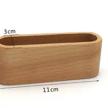 Бизнес держатель для карт и кардхолдеры Дисплей устройство Держатель-стойка для карт деревянный Настольный органайзер для офиса аксессуары Бизнес держатель для карт