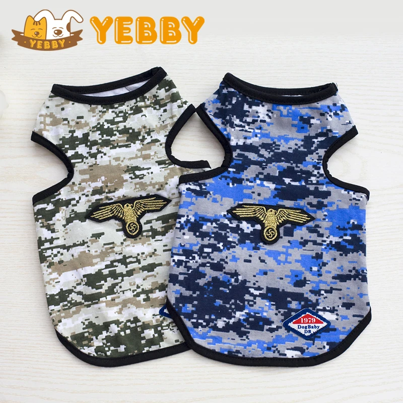 Small Dog Camouflage Vest Teddy Puppy Leisure Sport Outdoor Sleeveless